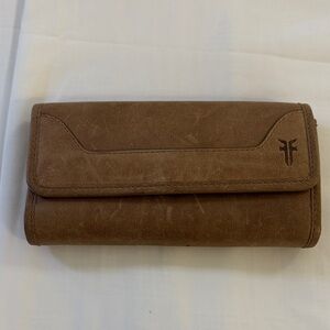 FRYE leather wallet, Melissa brand